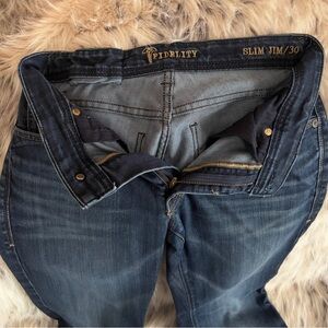 Fidelity Slim Jim Dark Wash Jeans